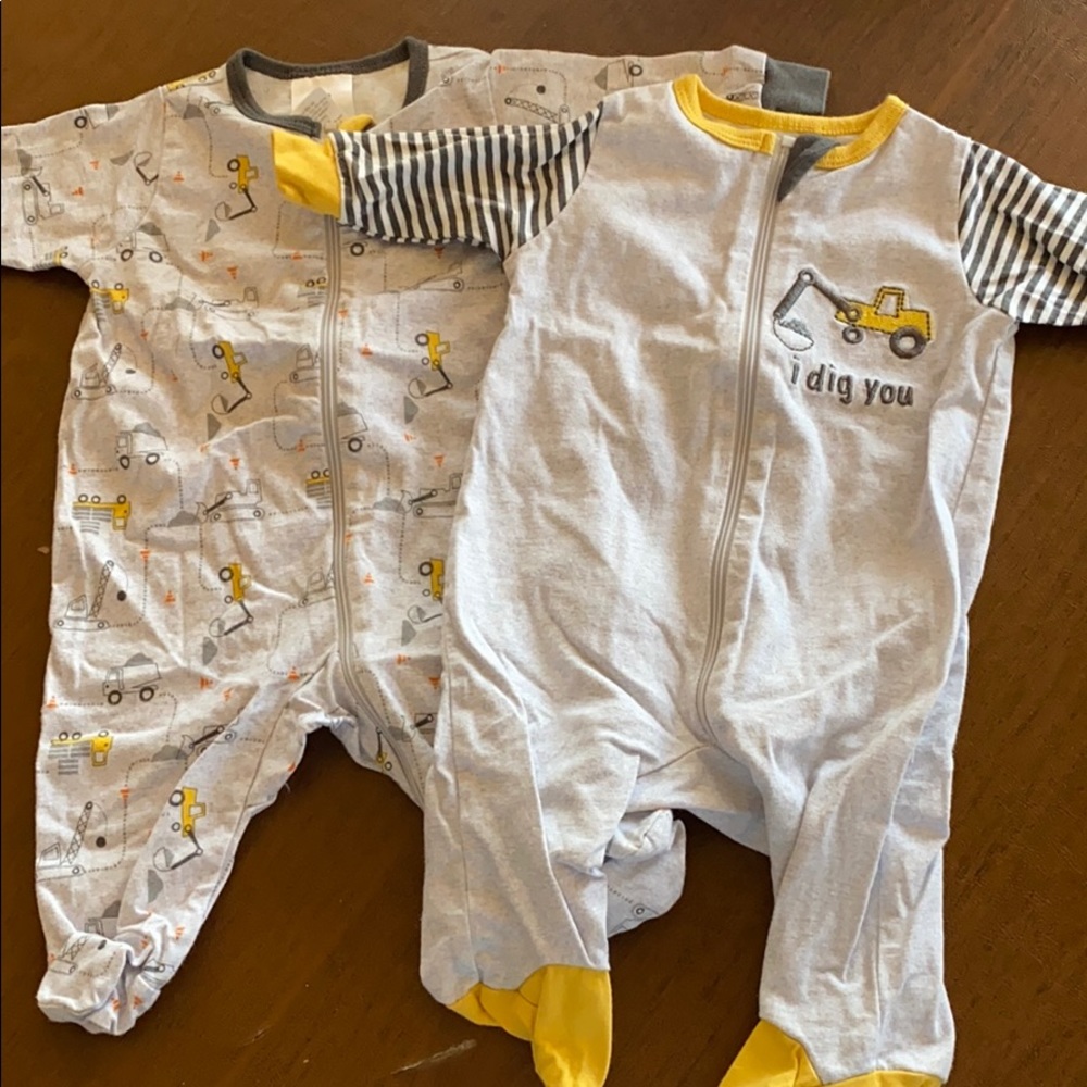 Just born 2 pack footie pjs newborn